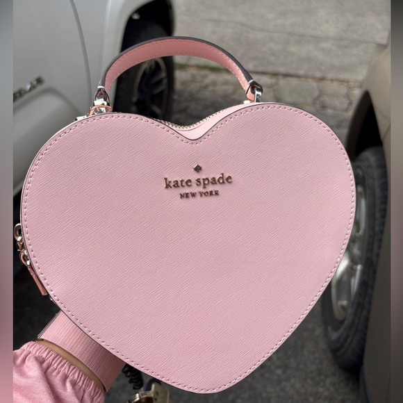 kate spade Handbags - Kate Spade Love Shack Heart Pink Crossbody